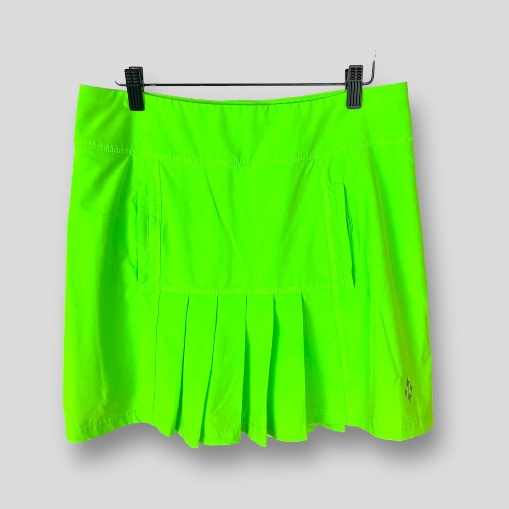Jofit Women’s Dash Skort In Lime Zest.